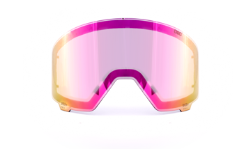 Szybka do gogli narciarskich BOB z różowym lustrem S2 dla Osom T.