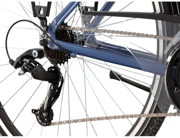 Rower Kross TRANS 2.0 DM niebieski biały połysk damski