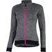 Koszulka długi rękaw Rogelli BENICE czarno-szara-różowa
