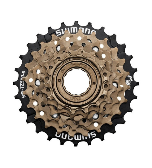 Wolnobieg Shimano MF TZ-500 6-rzędowy 14-28T brązowy