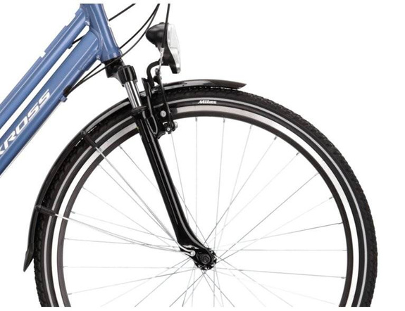 Rower Kross TRANS 2.0 DM niebieski biały połysk damski