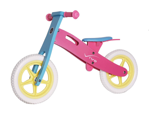 Rowerek biegowy Vivo V1.0 12" EVA pink-blue