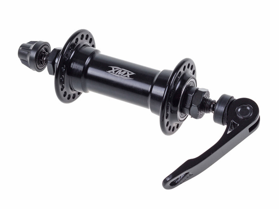 Piasta przednia, aluminiowa XMX A201F 36-otworów łożyska maszynowe