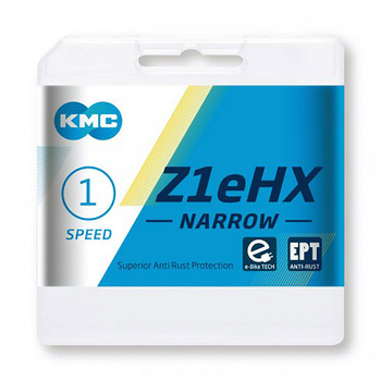 Łańcuch KMC Z1eHX EPT Narrow 128 ogniw 1-rzędowy nierdzewny