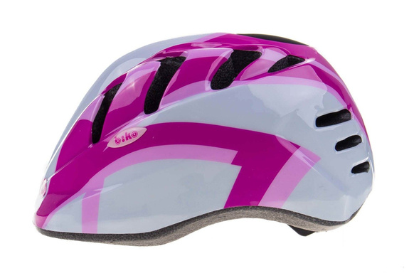 Kask Biko KID PRO biało-różowy HM-BI206-1