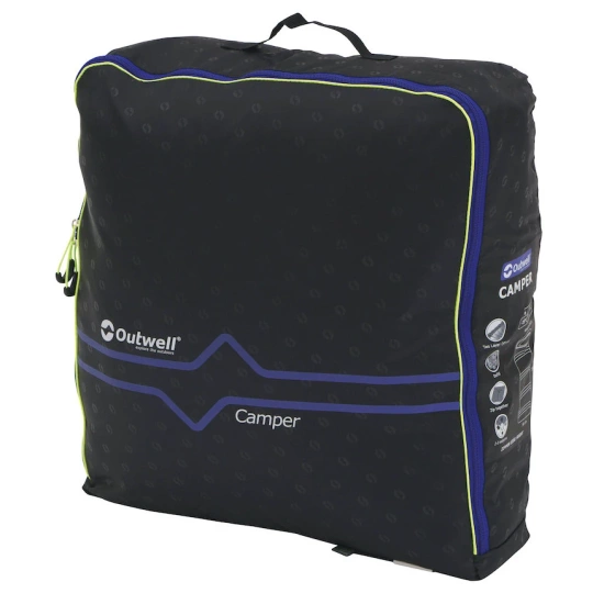 Śpiwór syntetyczny Outwell Camper (200 cm) - blue L