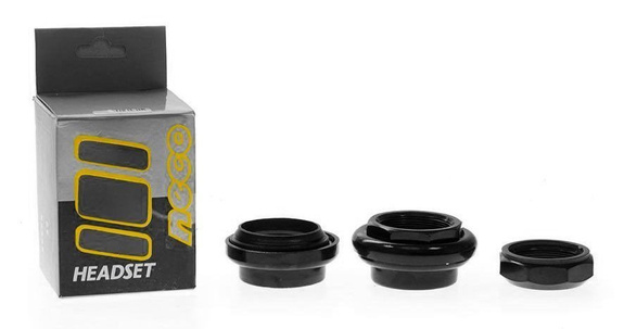 Stery kierownicy Neco H 841 1-1/8" x 34 x 30 stalowe czarne box