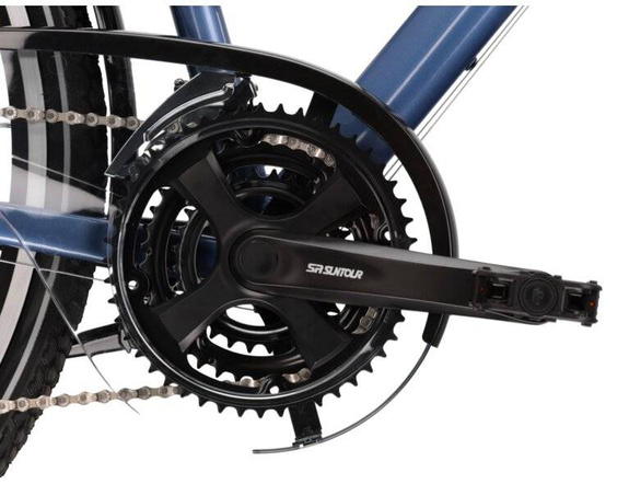 Rower Kross TRANS 2.0 DM niebieski biały połysk damski