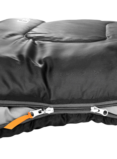 Śpiwór syntetyczny Easy Camp Cosmos (210 cm) - black Lewy zamek