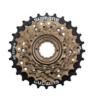 Wolnobieg Shimano MF TZ-500 6-rzędowy 14-28T brązowy