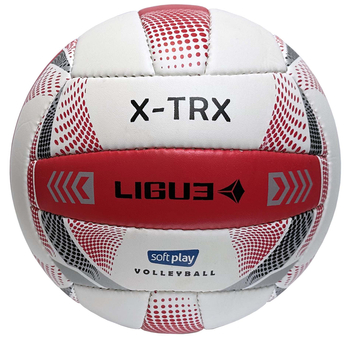 Piłka siatkowa Ligue X-TRX white-silver-red