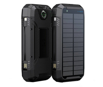 Power Bank 20000mAh (74Wh) z panelem solarnym 1.5W