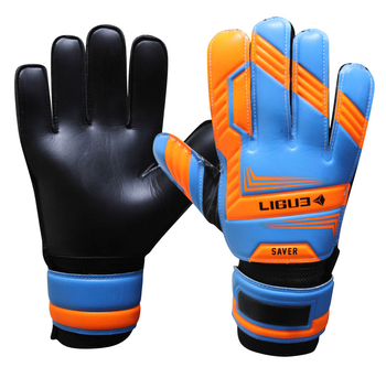 Rękawice bramkarskie Ligue Saver black-orange-blue
