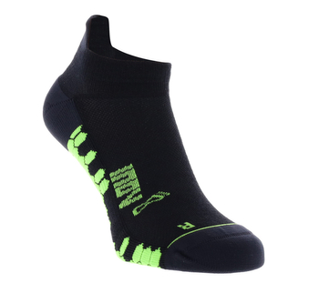 Skarpety inov-8 Trailfly Sock Low. Czarno-zielone. 2 pary