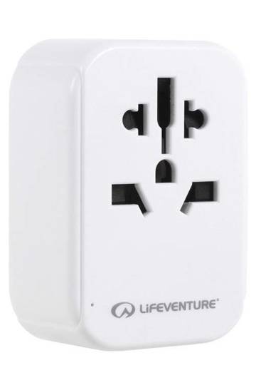 Adapter podróżny z USB i USB-C Ładowarka LIFEVENTURE WORLD TO AUS/CHINA TRAVEL ADAPTOR