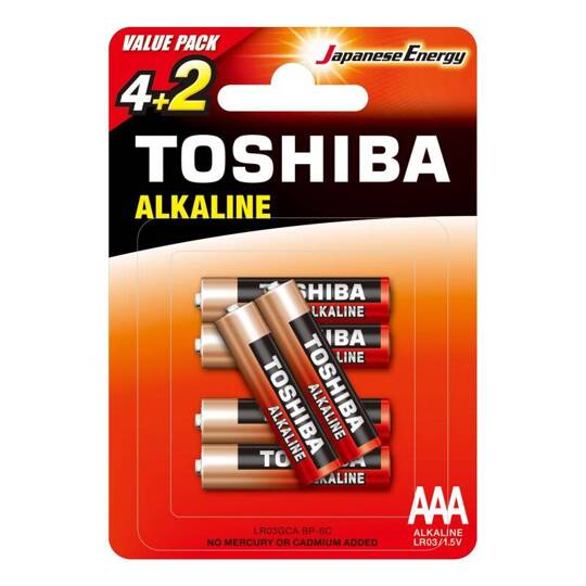 Bateria Toshiba Red LR-03 AAA alkaliczna - 1szt 