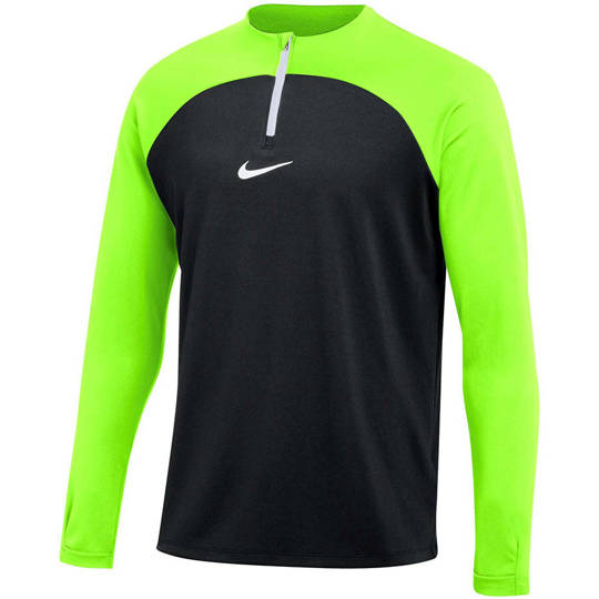 Bluza Nike DH9230 010 Nk Dri-fit ACDMY czarno-zielona 