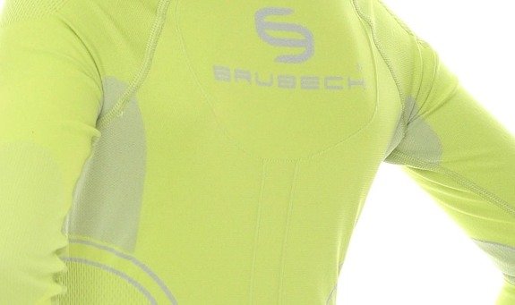 Brubeck LS11450 Bluza dziewczęca Thermo limonka 