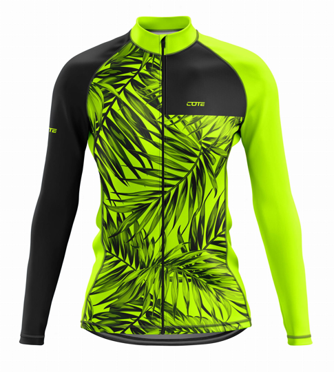 Cote Bluza rowerowa LS damska NEON LEAF