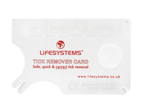 Karta do wyciągania kleszczy Lifesystems Tick Remover Card