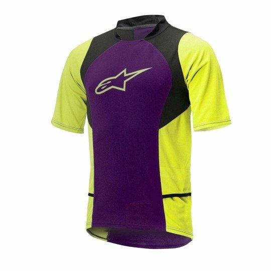 Koszulka Alpinestars DROP 2 purple-acid yellow 1766315-386