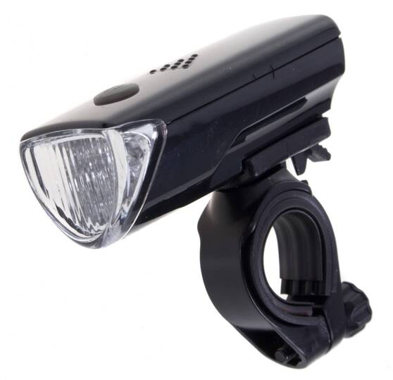 Lampa przednia Verso XC-104B 3 funkcje, 5 diód Led, czarna