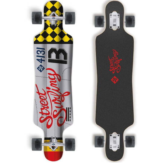 Longboard Street Surfing Curve Drop through freeride 39"