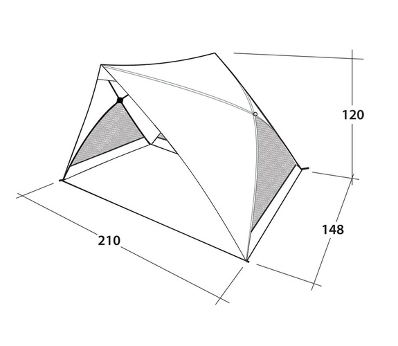 Namiot plażowy Outwell Beach Shelter Formby - grey