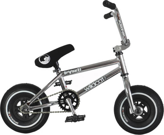 Rower Mini BMX Wildcat Galaxy 2A Mini BMX Srebrny - czarny