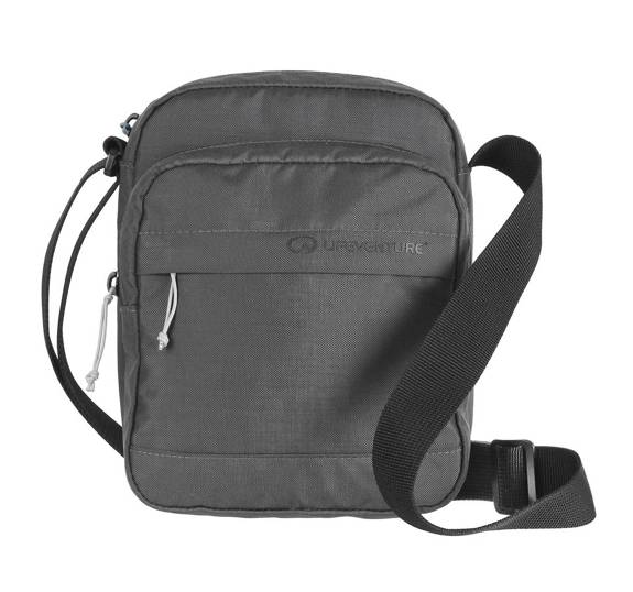 Saszetka Lifeventure Recycled RFiD Shoulder Bag - grey