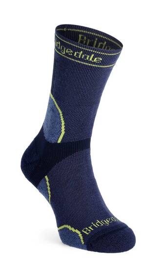 Skarpety biegowe Bridgedale Trail Run Midweight T2 Merino Sport Crew - navy