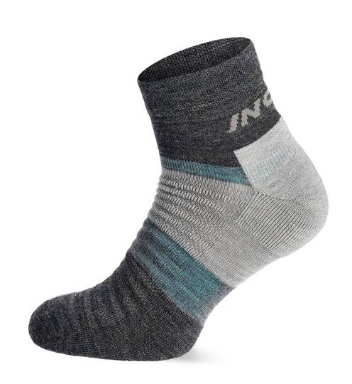 Skarpety merino Inov-8 Merino Mid Sock - grey melange