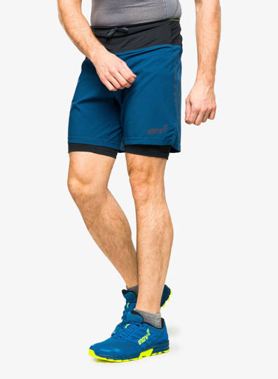 Spodenki biegowe Inov-8 TrailFly Ultra 7” 2in1 Short - navy