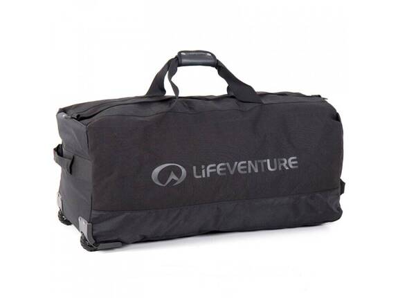 Torba podróżna 120 L Lifeventure Expedition Wheeled Duffle Roll Base Czarna