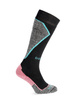 Damskie skarpety narciarskie Bridgedale Ski Mid+ Merino P Pattern - blk/crl