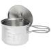 Kuchenka turystyczna Esbit Alcohol Burner Cookset Stainless Steel z garnkiem 1,5 l